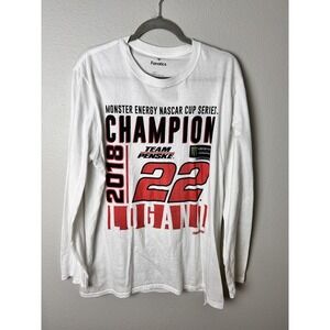 Fanatics Nascar Mens Large Long Sleeve T-Shirt Monster Energy 2018